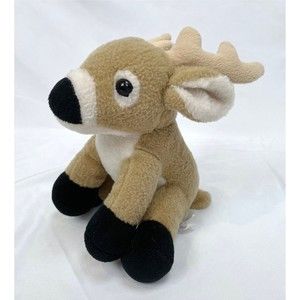 Bass Pro Brown Moose Plush Makes Sounds Stuffed Animal Antlers